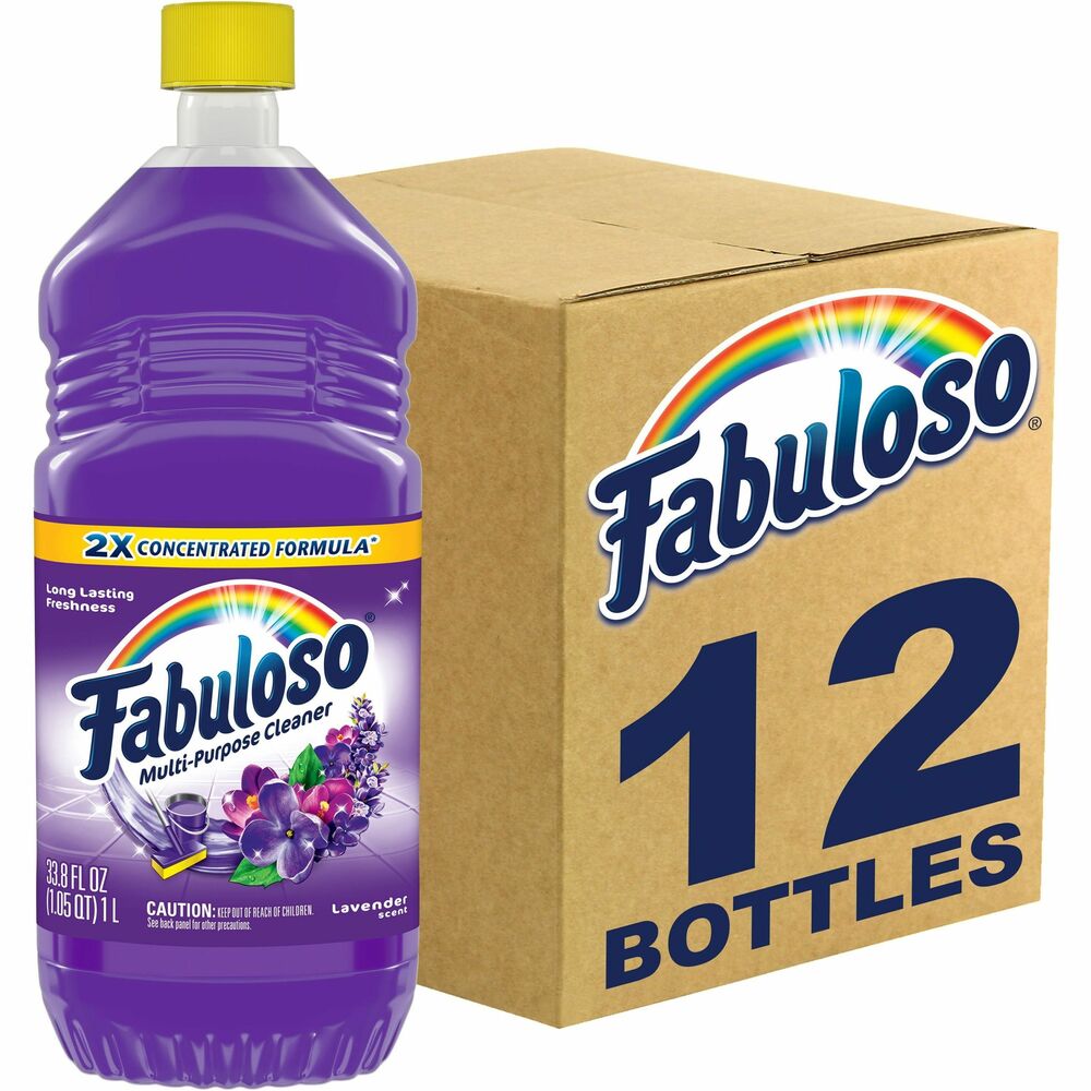 Image of Colgate Palmolive Fabuloso Lavender Cleaner, 33.8oz., 12/CT, Lavender