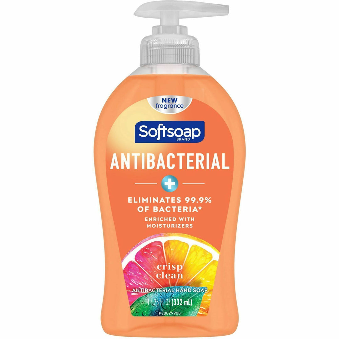 Image of Colgate Palmolive Hand Soap, Liquid, Crisp Clean, Antibac, 11.25 fl oz,6/CT,OE