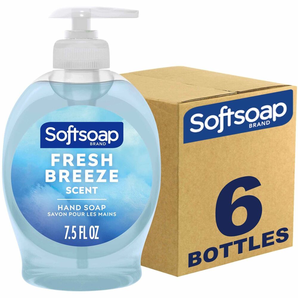 Image of Colgate Palmolive Handwash, Fresh Breeze, Pump, 7.5oz, 6/CT, Blue