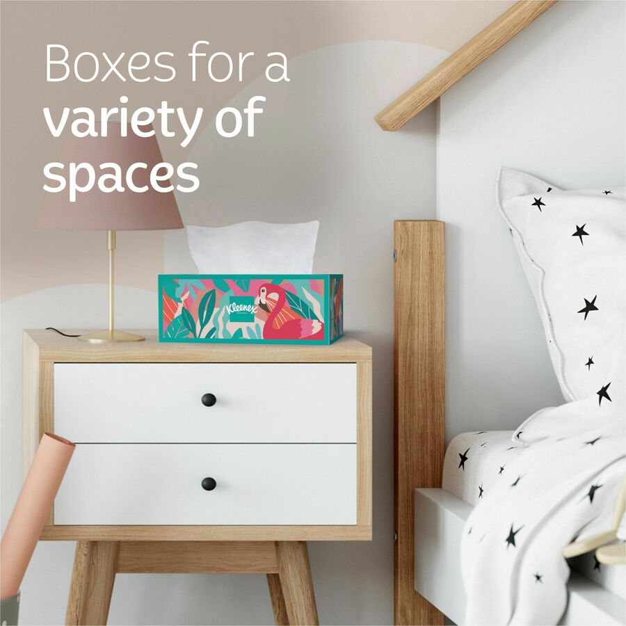 Image of Kimberly-Clark Professional Facial Tissues,2-ply,8-1/5"x8-2/5",160/Box,3/PK,WE