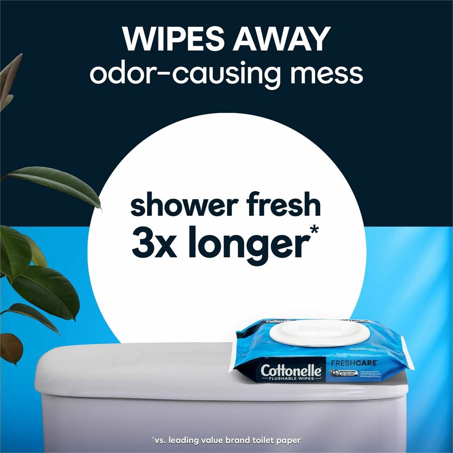 Image of Kimberly-Clark Professional Cleansing Wipes,Flushable,7-1/4"x5",42 Shts/Pack,4/PK,WE