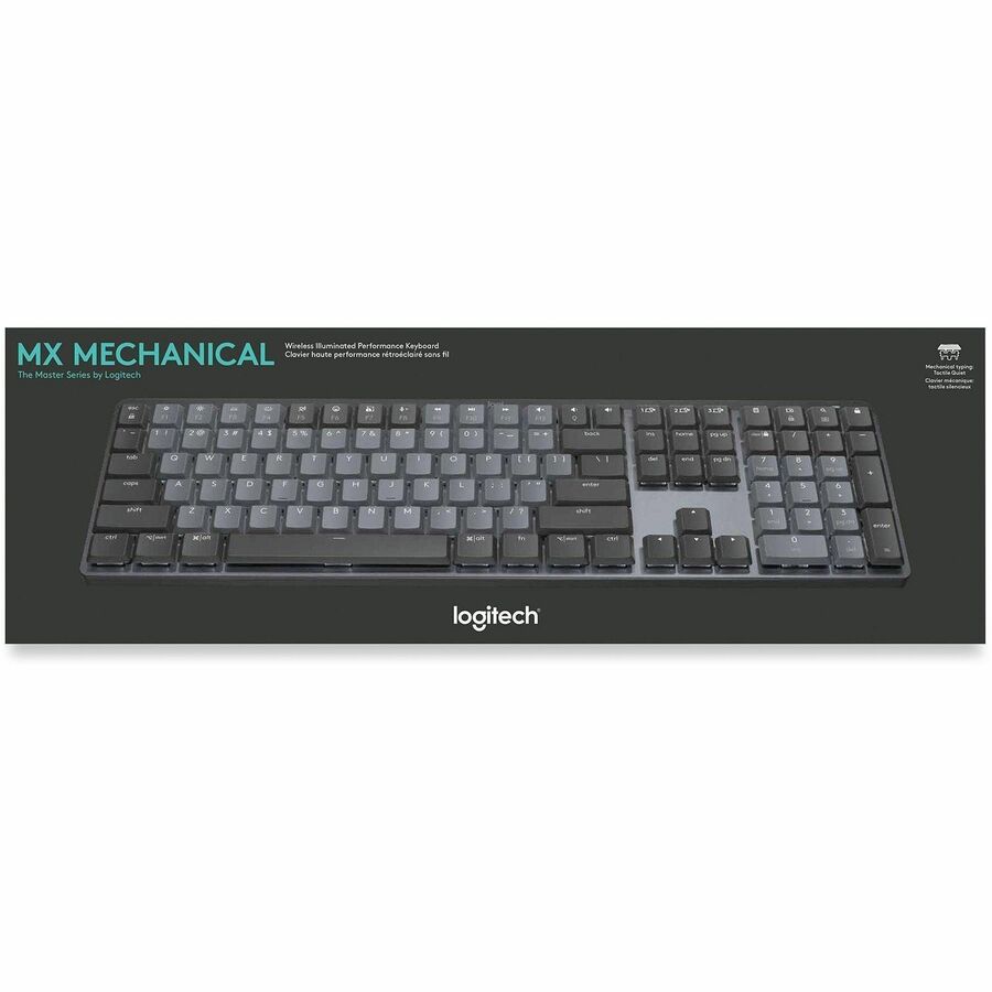 Image of Logitech® MX Mechanical Wireless Illuminated Performance Keyboard, Graphite