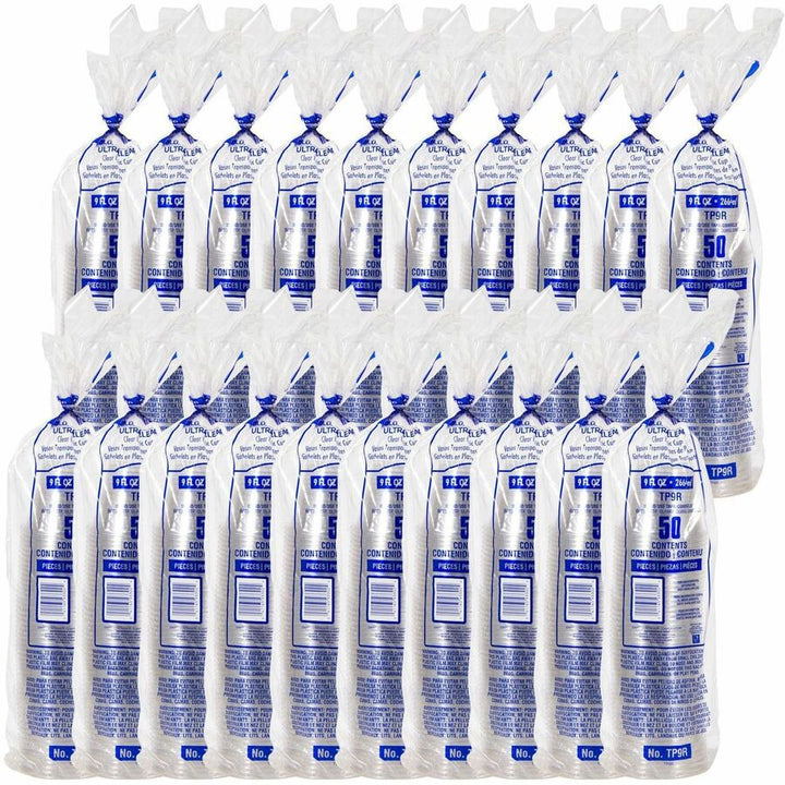 Image of Solo TP9R Ultra Clear 9 oz Squat Cold Cups