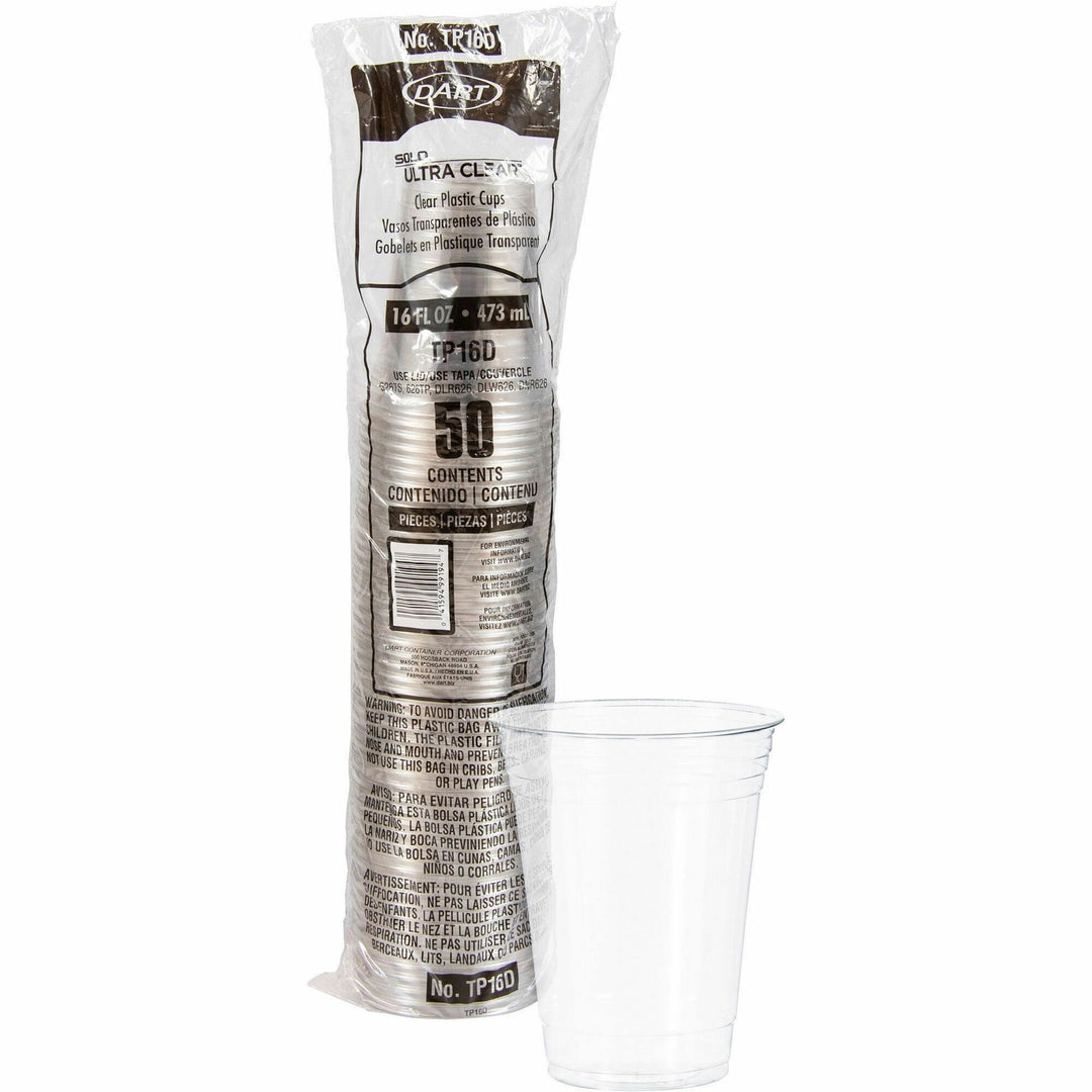 Image of Solo TP16D Ultra Clear 16 oz Practical-Fill Cold Cups