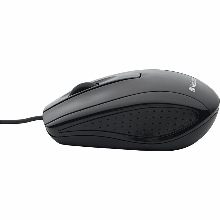 Image of Verbatim® Optical Mouse, Corded, PC/Mac/Linux,Chrome, BK
