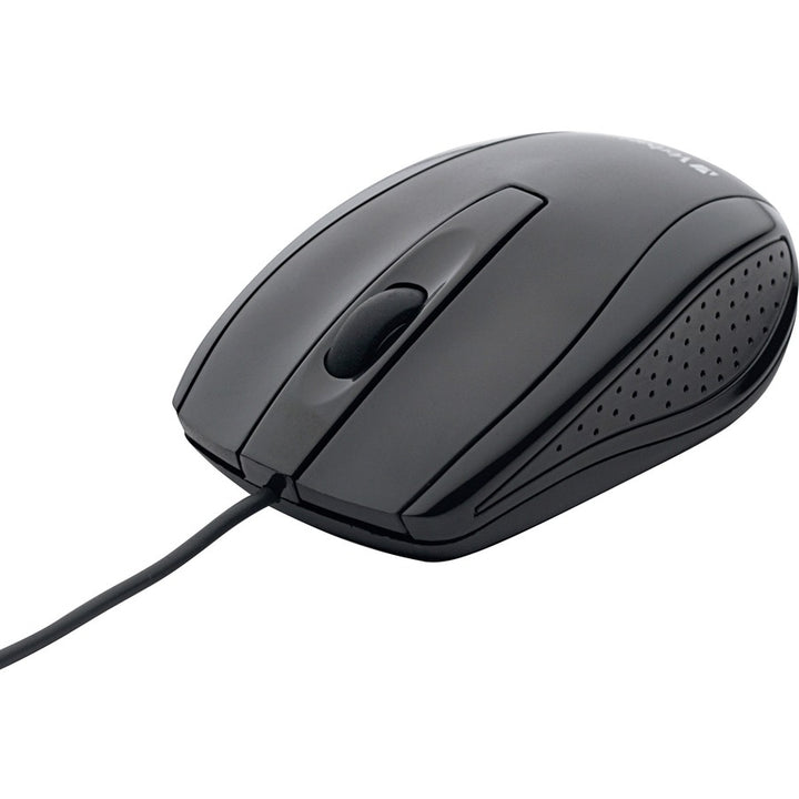 Image of Verbatim® Optical Mouse, Corded, PC/Mac/Linux,Chrome, BK