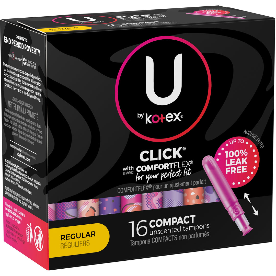 Image of Kimberly-Clark Professional Tampons, Compact, Kotex, 16/Box, Multi