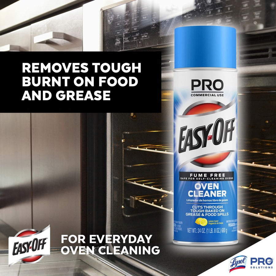 Image of Professional Easy-Off 85260 Fume Free Over Cleaner, 24 oz (1.50 lb), Lemon Scent, Fume-free, White, 1 Each