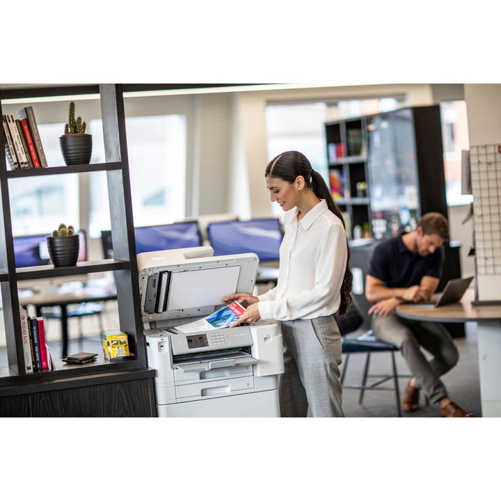 Image of Brother Printer,Scan/Copy/Fax,30ppm,21-1/2"x17-2/10"x14-8/10",WE