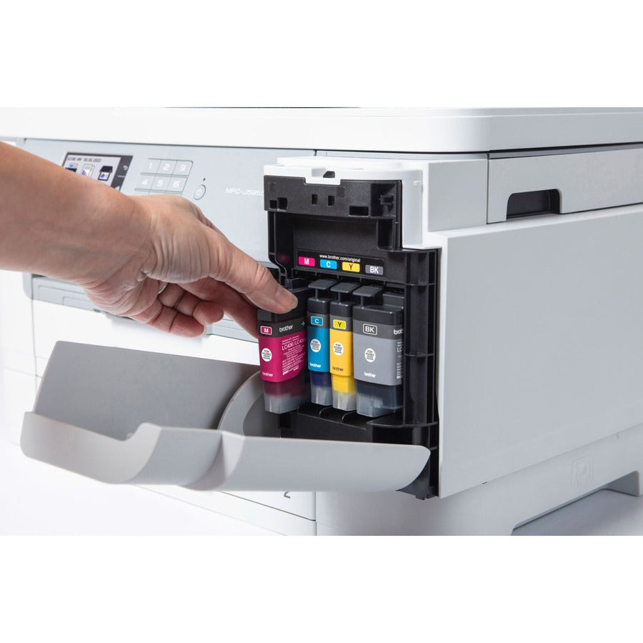 Image of Brother Printer,Scan/Copy/Fax,30ppm,21-1/2"x17-2/10"x14-8/10",WE