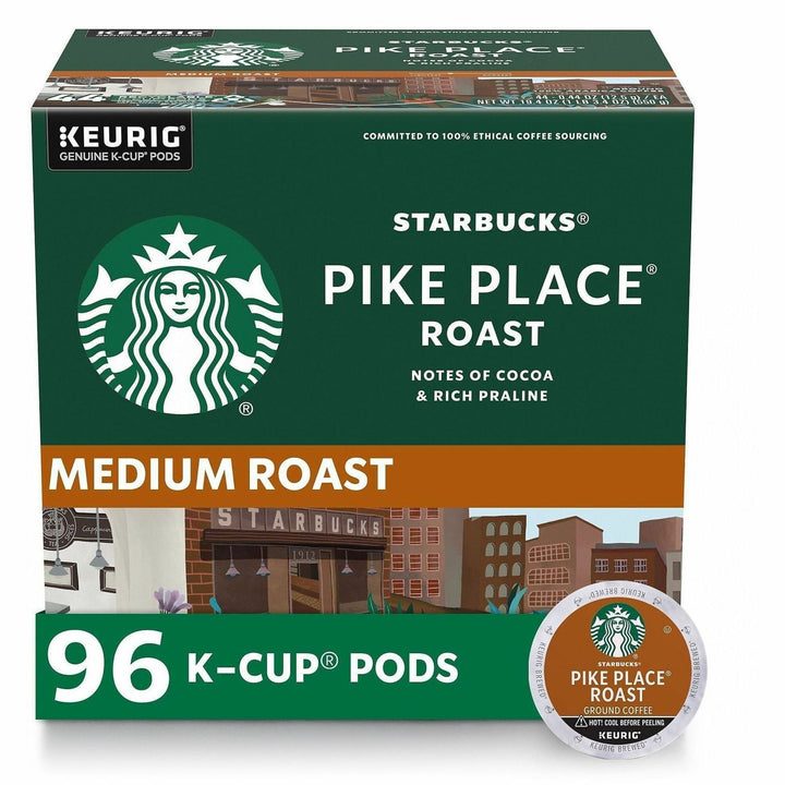 Image of Starbucks® Coffee,Pike Place,K-Cup,24/BX,4BX/CT