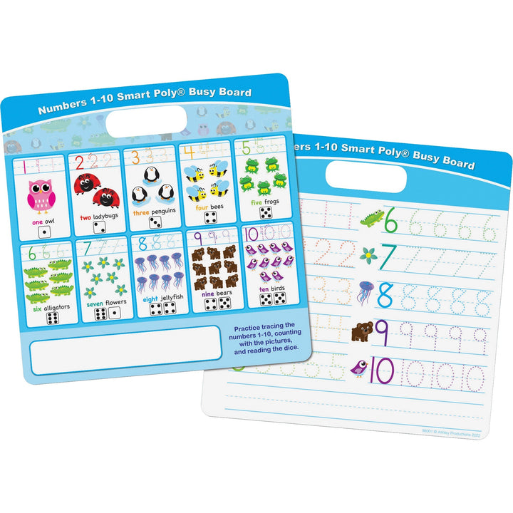 Image of Ashley Productions, Inc. Dry-erase Board,Numbers 1-10,10-3/4"x10-3/4",MI