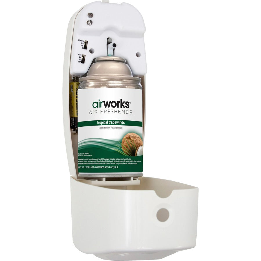 Image of HOSPECO® Air Freshener,Tropical,Metered Spray,f/Airworks,7oz,12/CT