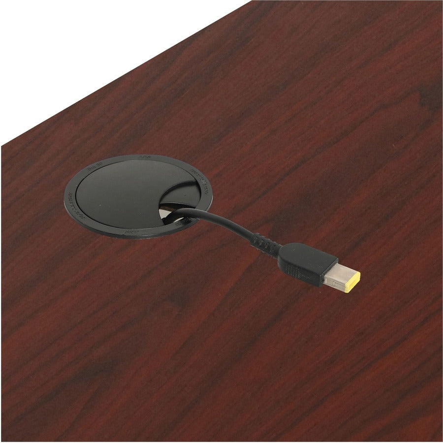 Image of Lorell Table,Flip/Nesting,w/Modesty Panel,60"x24"x29-1/2",Mahogany