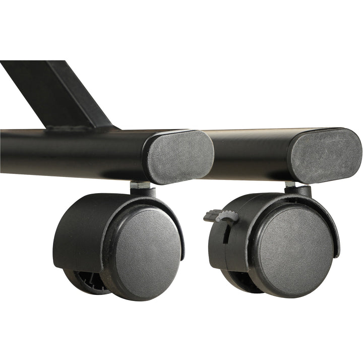 Image of Lorell Table,Flip/Nesting,w/Modesty Panel,60"x24"x29-1/2",Mahogany