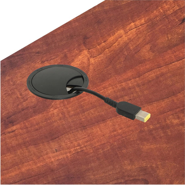 Image of Lorell Table,Flip/Nesting,w/Modesty Panel,60"x24"x29-1/2",Cherry