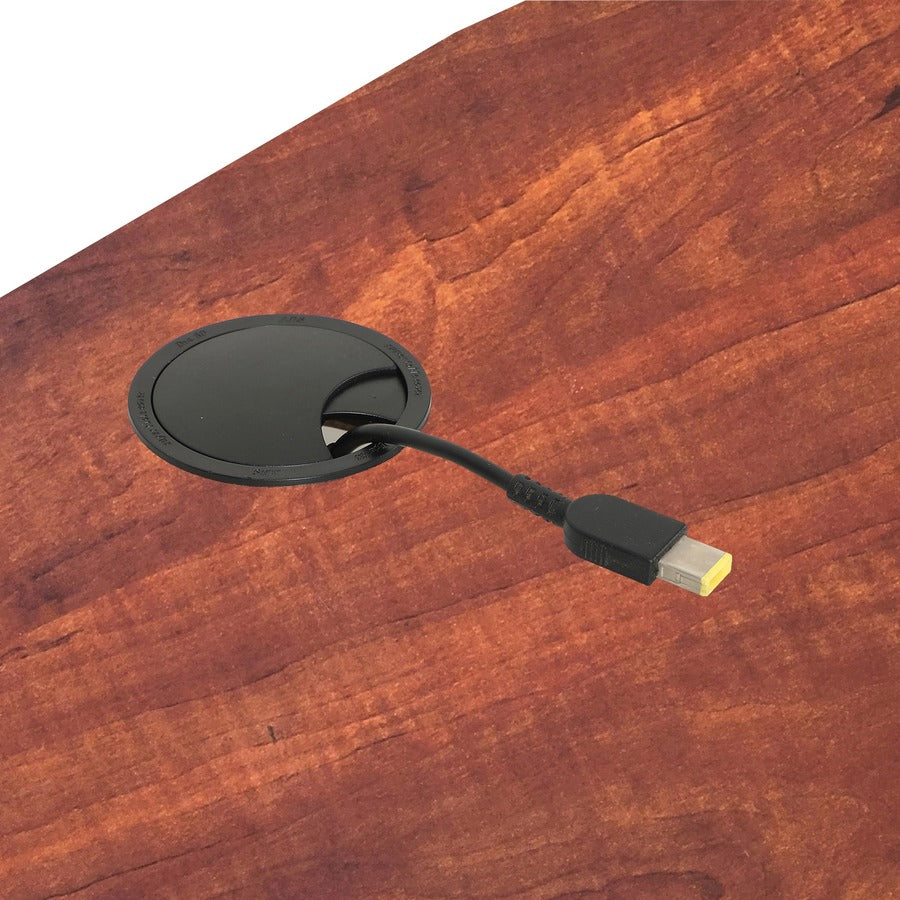 Image of Lorell Table,Flip/Nesting,w/Modesty Panel,72"x24"x29-1/2",Cherry