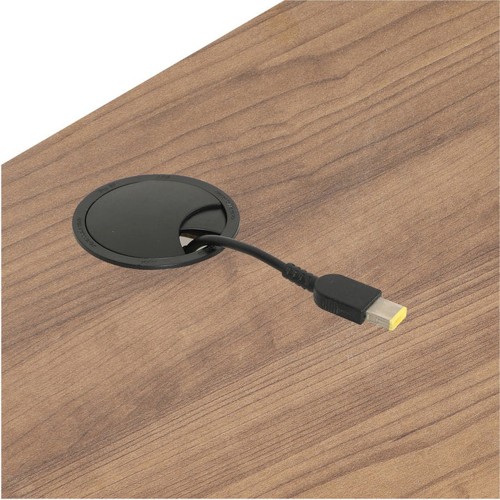 Image of Lorell Table,Flip/Nesting,w/Modesty Panel,60"x24"x29-1/2",Walnut