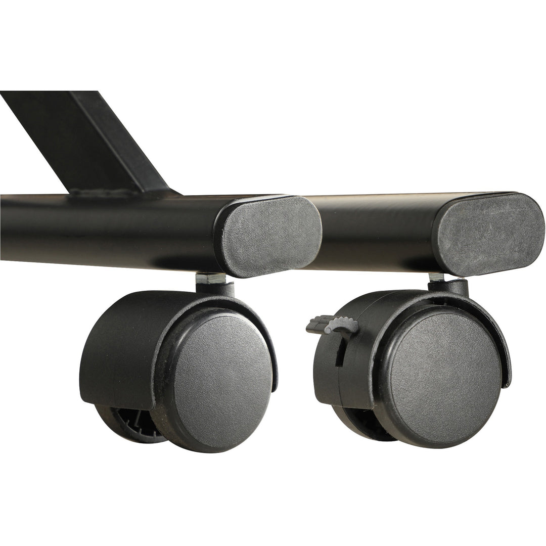 Image of Lorell Table,Flip/Nesting,w/Modesty Panel,60"x24"x29-1/2",Walnut