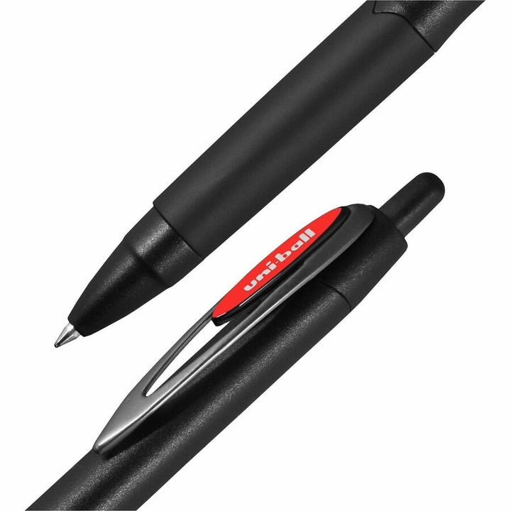 Image of uniball® Pen,Gel,207Plus,Retractable,0.7mm,Red Ink/Black Barrel