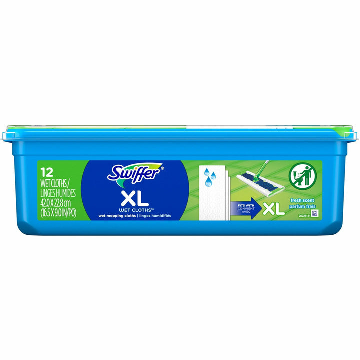 Image of Swiffer 74471 Sweeper XL Wet Mopping Pads, X-Large, White, 12/Pack, 1 Each