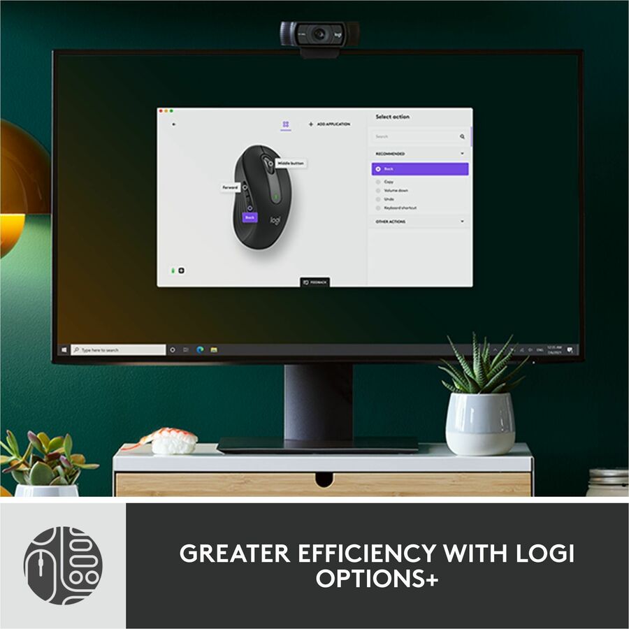 Image of Logitech® Signature MK650 Wireless Keyboard and Mouse Combo for Business, 2.4 GHz Frequency/32 ft Wireless Range, Off White