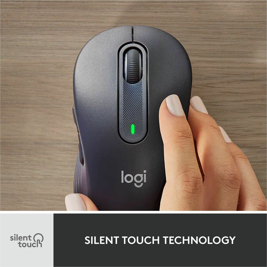 Image of Logitech® Signature MK650 Wireless Keyboard and Mouse Combo for Business, 2.4 GHz Frequency/32 ft Wireless Range, Off White