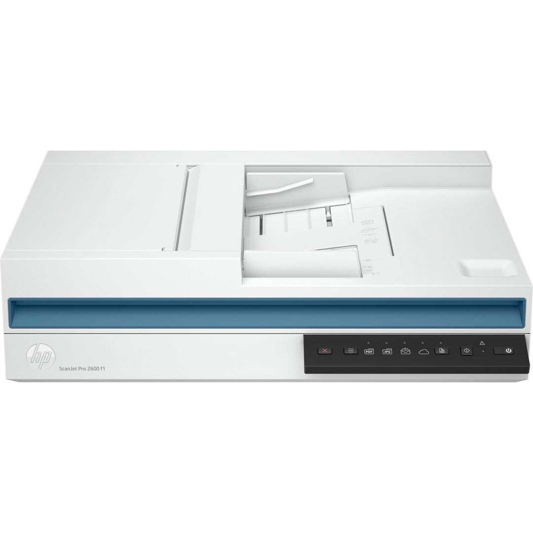 Image of HP ScanJet Pro 2600 f1 ADF Scanner, 48-bit Color, 25 ppm (Mono), 25 ppm (Color), PC Free Scanning, Duplex Scanning, USB, 1 Each