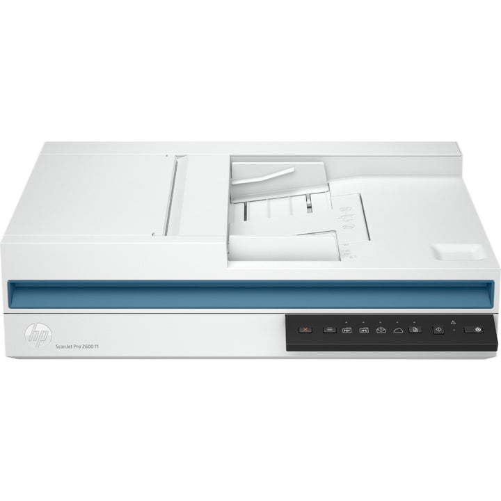 Image of HP ScanJet Pro 2600 f1 ADF Scanner, 48-bit Color, 25 ppm (Mono), 25 ppm (Color), PC Free Scanning, Duplex Scanning, USB, 1 Each