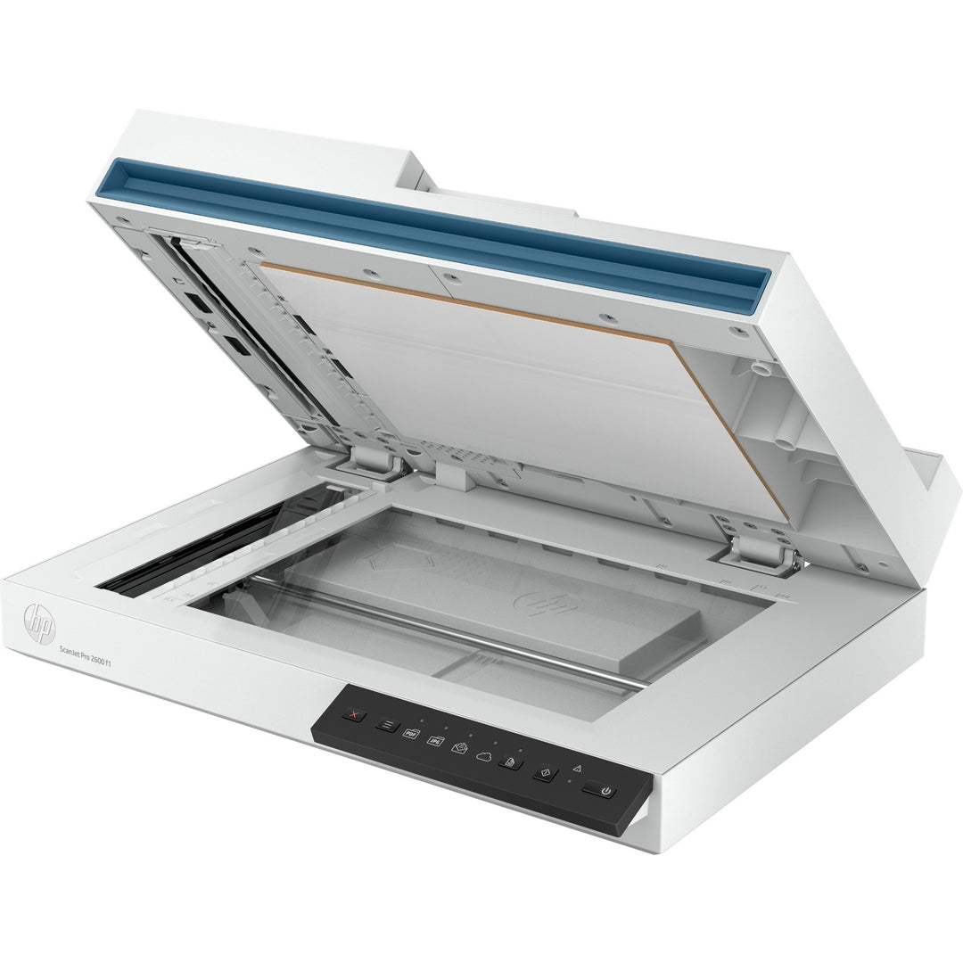 Image of HP ScanJet Pro 2600 f1 ADF Scanner, 48-bit Color, 25 ppm (Mono), 25 ppm (Color), PC Free Scanning, Duplex Scanning, USB, 1 Each