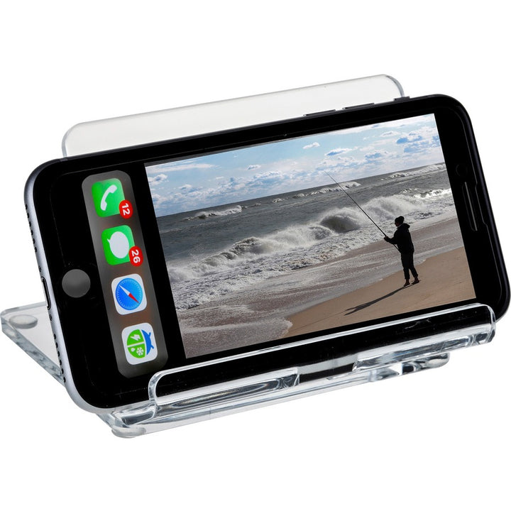 Image of Kantek Phone Holder,w/Cord Holder,f/MobilePhones,4.1"x3.1"x3.1",CL