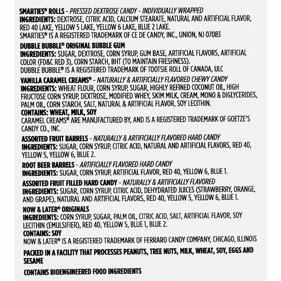Image of Office Snax 00663 All Tyme Assorted Candy Mix, Assorted, Individually Wrapped, 5 lb, 1 Carton