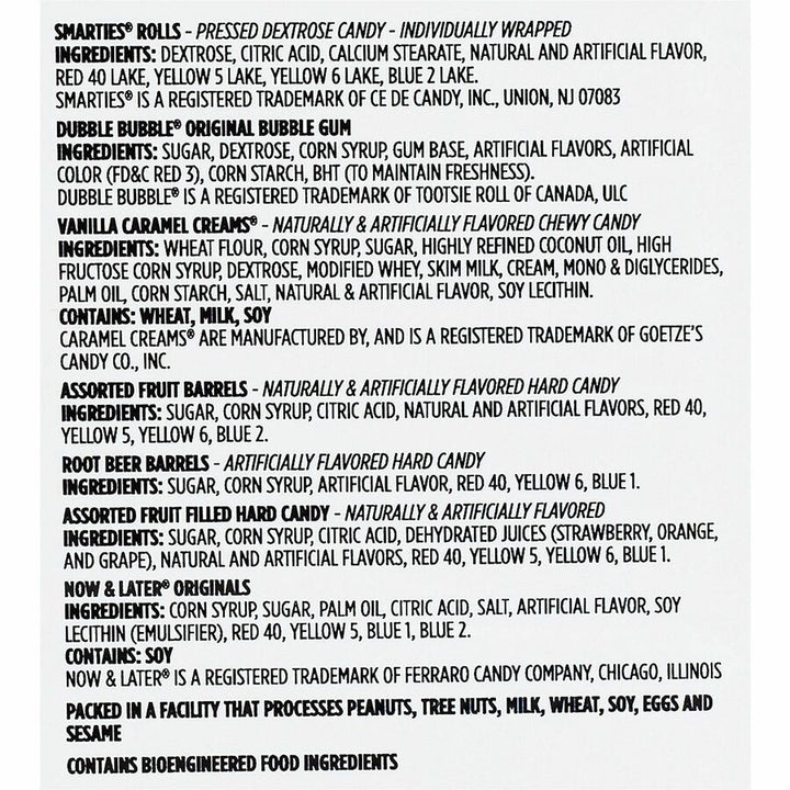 Image of Office Snax 00663 All Tyme Assorted Candy Mix, Assorted, Individually Wrapped, 5 lb, 1 Carton