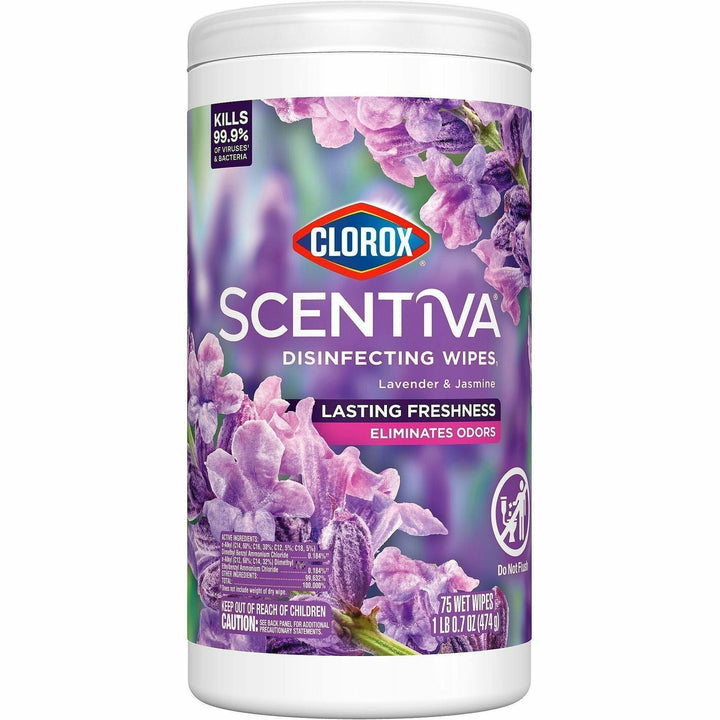 Image of Clorox 60040 Scentiva Bleach-Free Cleaning Wipes