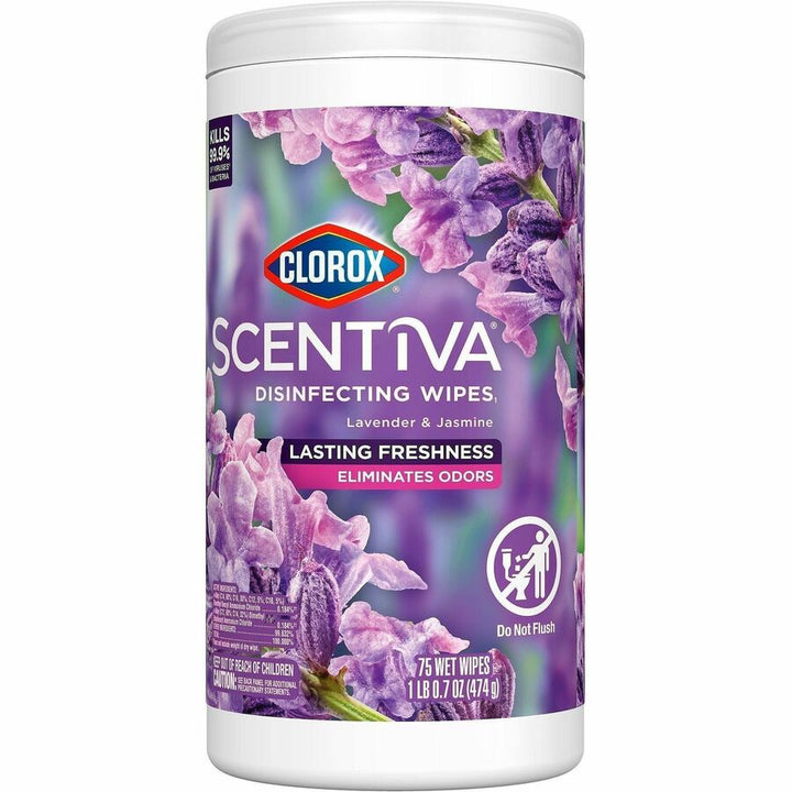 Image of Clorox 60040 Scentiva Bleach-Free Cleaning Wipes