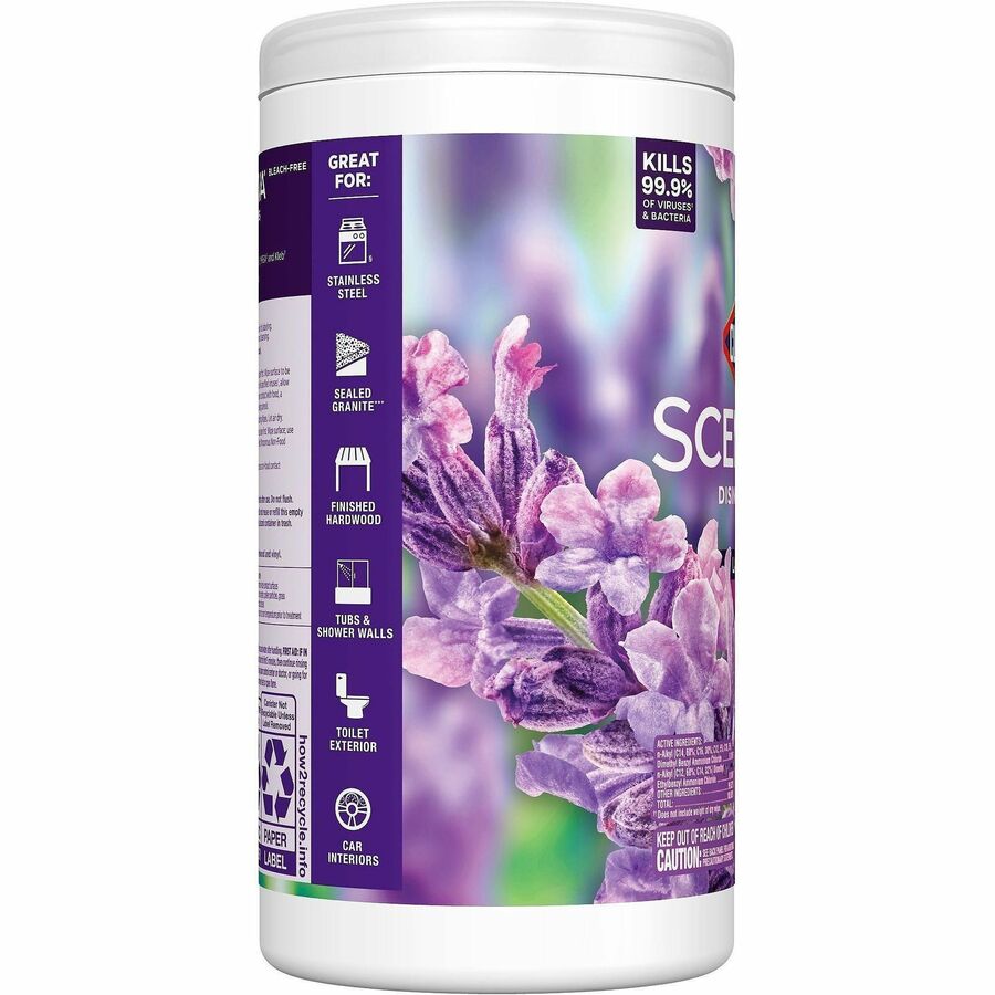 Image of Clorox 60040 Scentiva Bleach-Free Cleaning Wipes