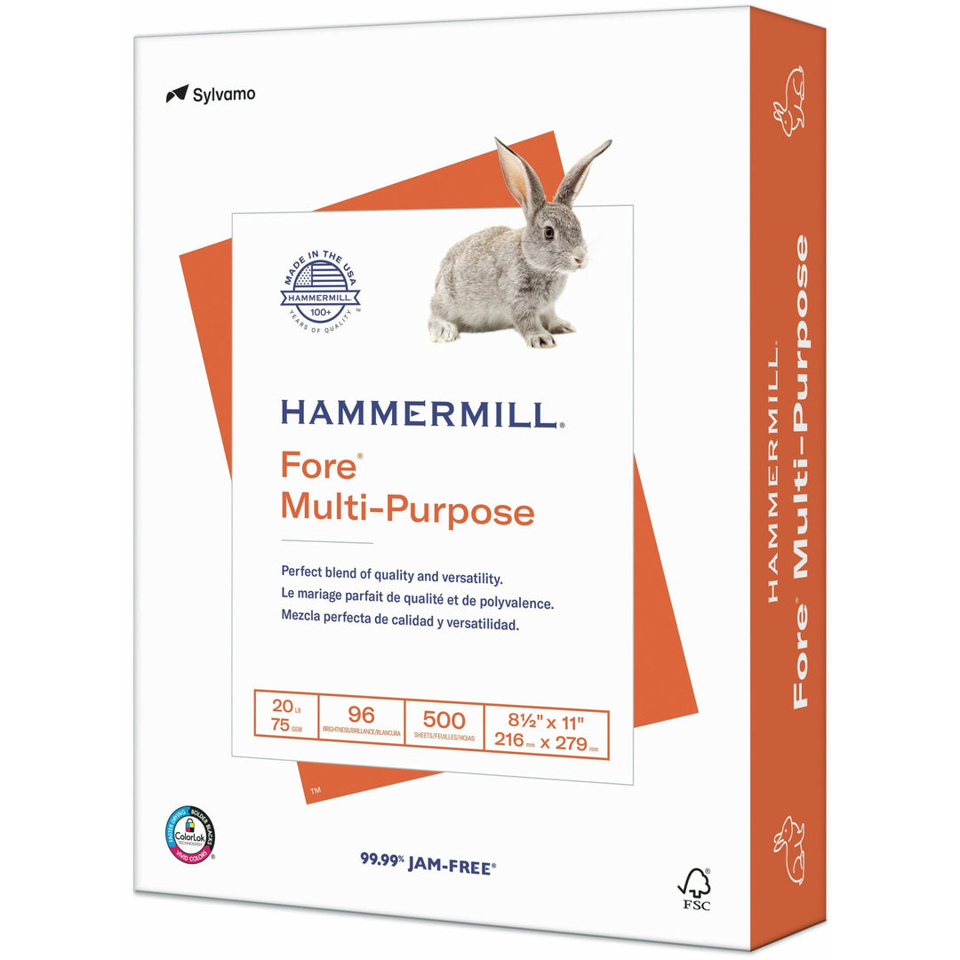 Image of Hammermill® Paper,Multipurpose,96GE,20 lb,8-1/2"x11",10RM/CT,40CT/PL,WE