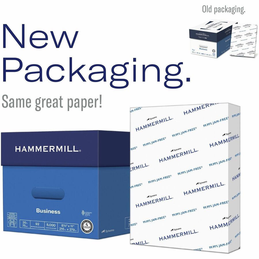 Image of Hammermill® Copy Paper,Copy Plus,20lb,75GSM,11"x17",200RM/PL,White