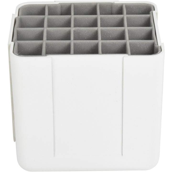 Image of deflecto® Marker Organizer,Interlocking,InnerGrid,4.4"x3.4"x4.3",White