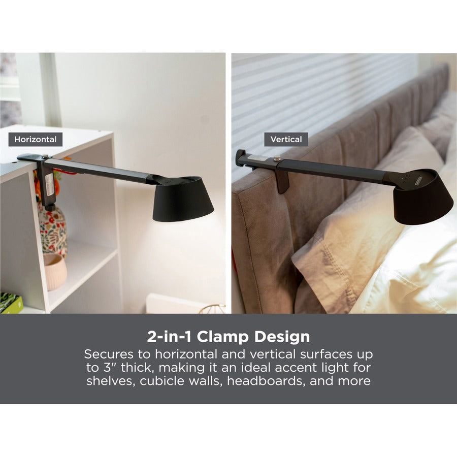 Image of Bostitch® Desk Lamp, w/Clamp, LED, Modes, Adjustable, BK