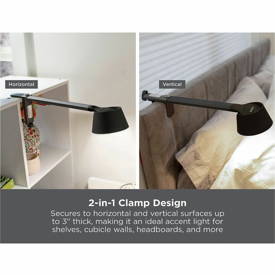 Image of Bostitch® Desk Lamp, w/Clamp, LED, Modes, Adjustable, BK