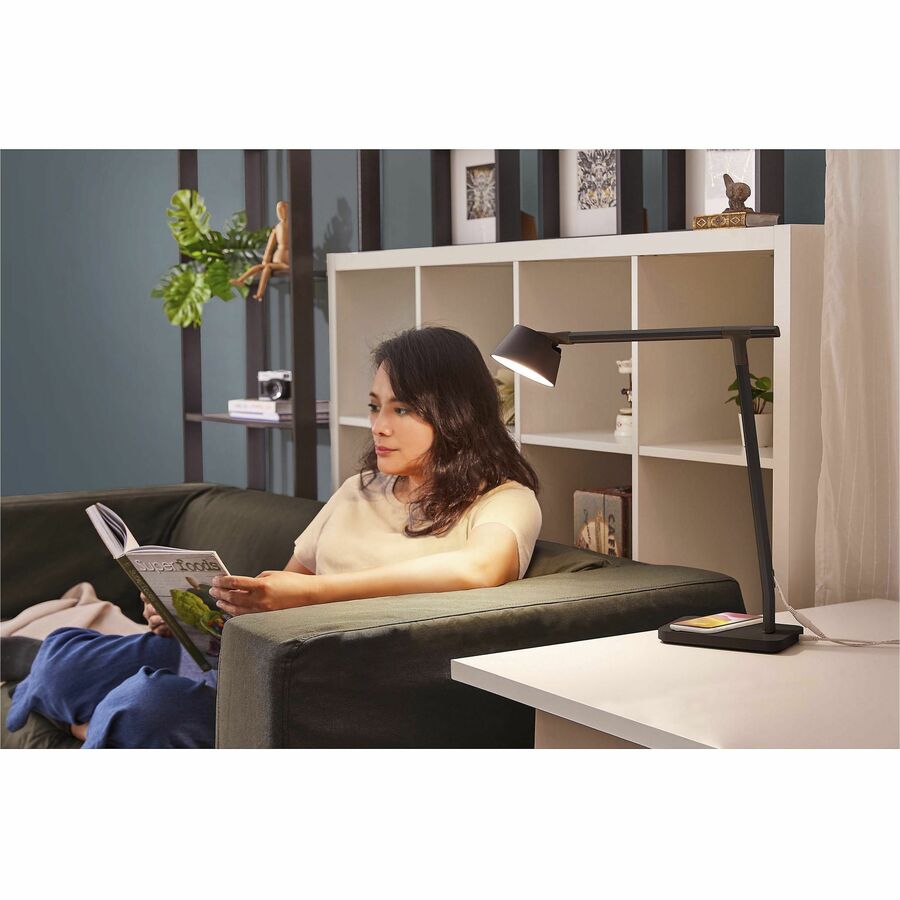 Image of Bostitch® Desk Lamp, Wireless Charging, Modes, LED, Adjustable, BK