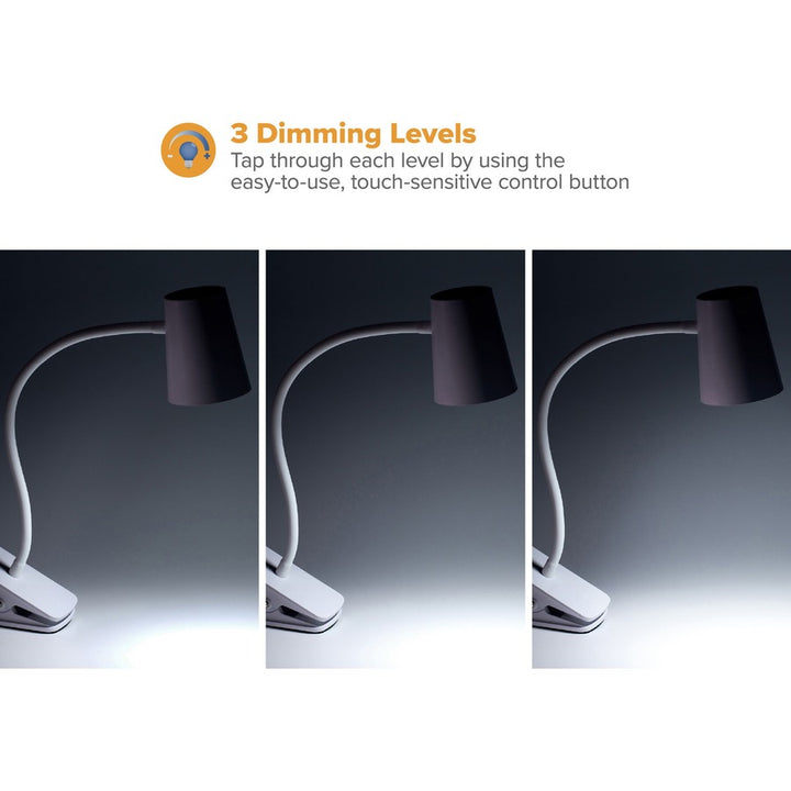 Image of Bostitch® Desk Lamp, w/Clamp, LED, Adjustable, WE