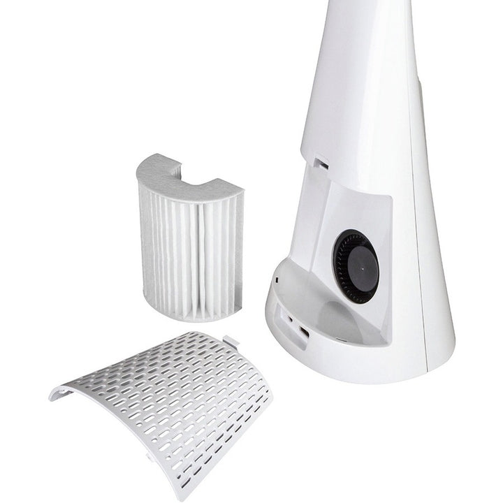 Image of OttLite® Wellness Series SanitizingPro LED Desk Lamp and UV Air Purifier, 15" to 25" High, White