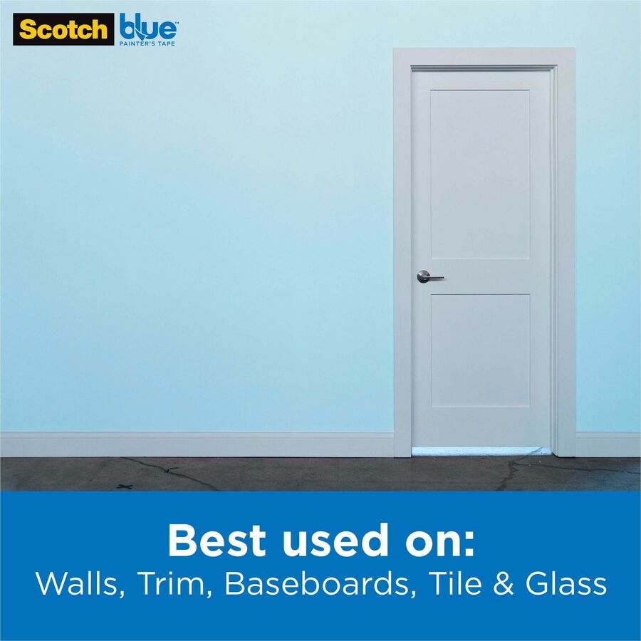 Image of ScotchBlue 209024NC Multi-Surface Painter's Tape, 60 yd Length x 0.94" Width, Blue, 1 Roll