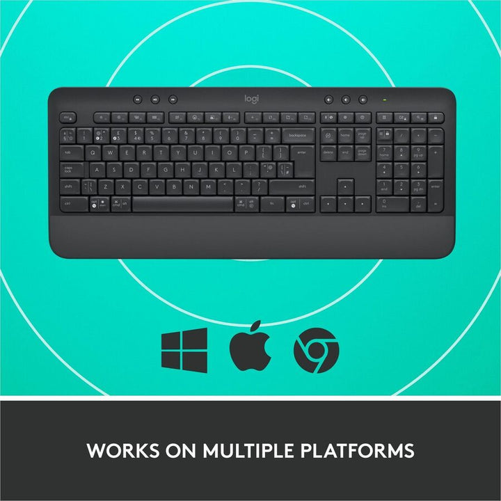 Image of Logitech® Signature K650 Wireless Comfort Keyboard, Graphite