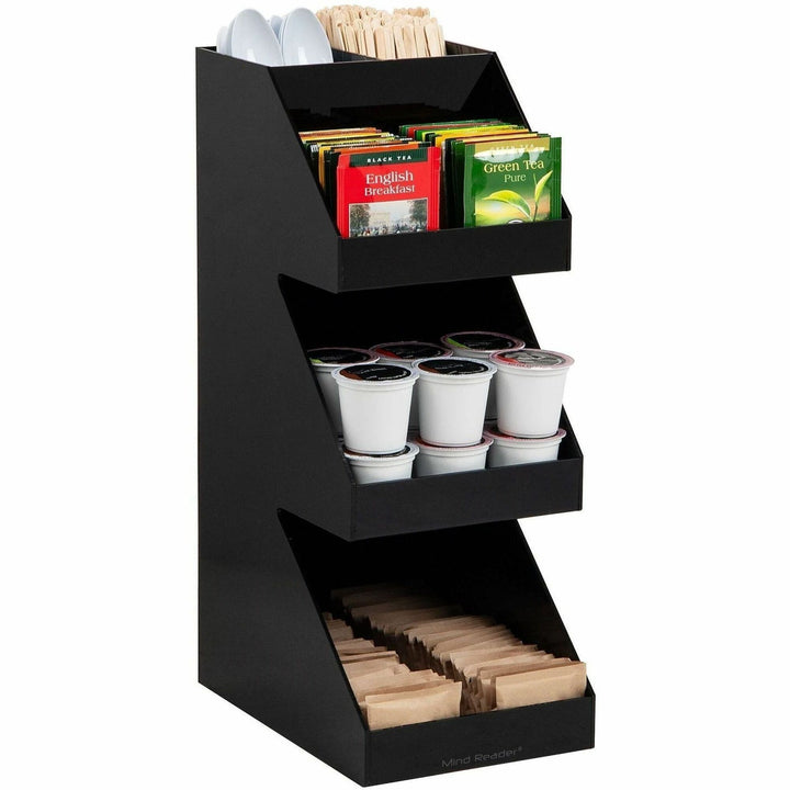Image of Mind Reader 3TCORG-BLK 3-Tier Countertop Organizer