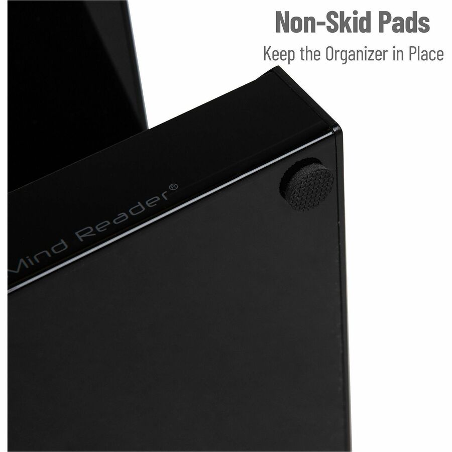 Image of Mind Reader 3TCORG-BLK 3-Tier Countertop Organizer