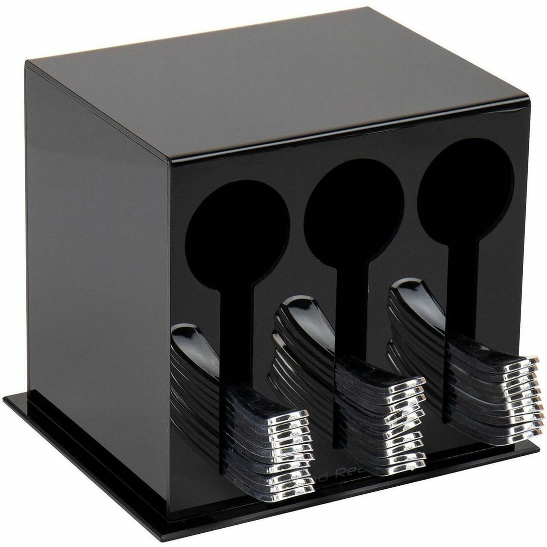 Image of Mind Reader 3CSTOR-BLK Cutlery Dispenser & Organizer