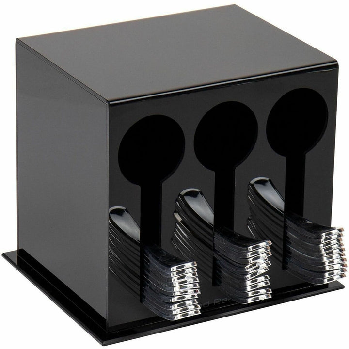 Image of Mind Reader 3CSTOR-BLK Cutlery Dispenser & Organizer